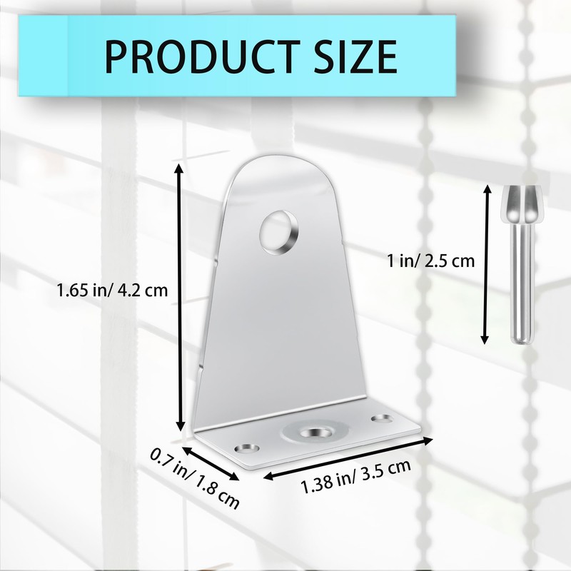 Antfly Metal Hold Down Brackets, Blinds Brackets, Blind Bottom Rail