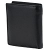 LINDENMANN Men's Wallet Leather Black, black