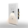 ThunderWay Radiant Adjustable LED Nightlight Outlet, Decorator Electrical Tamper Resistant