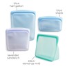 Stasher Reusable Silicone Storage Bag, Food Storage Container, Microwave and