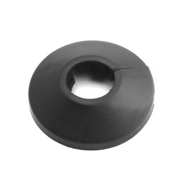 Tayffency Fit 5/8" Outer Diameter Flange Water Pipe Cover Decoration Black 16mm PP Plastic Escutcheon Collar Decoration 1Pc