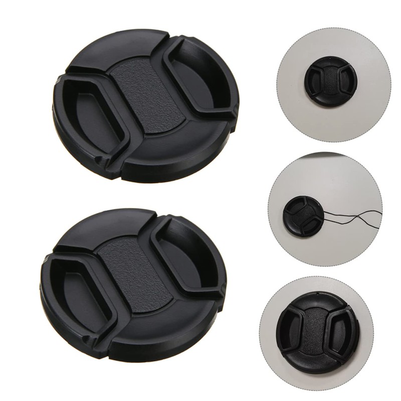 TEHAUX 4 Pcs Lens Cover Replacement Dustproof Splashproof Camera Lens