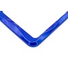 Creathome 3D Curly Wave Pattern Shining Blue License Plate Frame