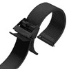 WatchGecko Calibre 1960 Mesh Watch Strap, Ultra-Flat Steel Band, Vintage-Inspired,