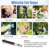 chausa 2 Stücke Hundepfeife Rückruf Hundepfeife Hochfrequenz Lautlos Hundezubehör Erziehungshilfen