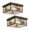 Craftersmark Outdoor Ceiling Light with Motion Sensor, Flush Mount Porch