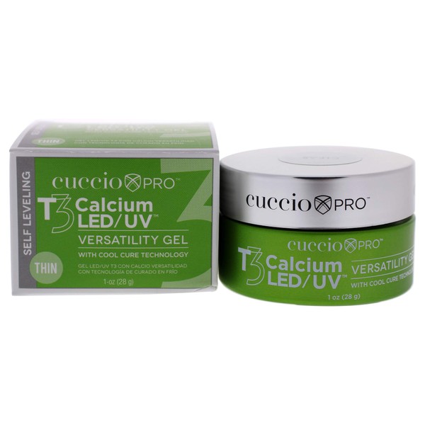 Cuccio Pro T3 Calcium Versatility Gel - Self Leveling Clear 1 Oz (I0099149)