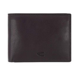camel active Como Men's RFID Horizontal Leather Wallet, Medium, black, 000219