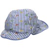maximo Baby Boys Peaked Hat Cars Hat, Multicoloured (White/Denim Blue