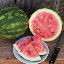 Eden Brothers Watermelon Seeds - Crimson Sweet Non-GMO Seeds for Planting, 1 Ounce | Plant During Warm Season, Zones 10, 3, 4, 5, 6, 7, 8, 9