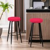 Deisy Dee 4PCS Round Bar Stool Seat Covers Stretch Round