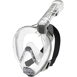 Cressi Duke Adults Full Snorkelling Mask, silver, m/l