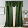 StangH Moss Green Valance for Window Christmas Home Decoration Privacy