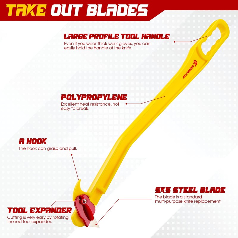 G GREENLY-AG 29" HayKnife, Farm Tool for Efficient Hay Handling,