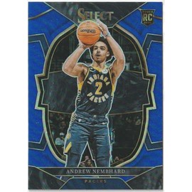 2022-23 Panini Select Concourse Rookies Blue Prizm Andrew Nembhard Rookie Card RC #77