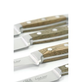 Güde Alpha Barrel Oak Series - 2 1/4" Bird's Beak Knife - Made in Solingen, Germany Since 1910 - Rare Oak Wood, Over 80 Years Old.