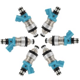 ANGLEWIDE Fuel Injector 23250-20010 Automotive Engine Compatible with 1994-2001 for Lexus for ES300,1995-1999 for Toyota for Avalon,1994-2001 for Toyota for Camry Fuel Injectors 6Pcs