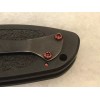 Kershaw Translucent Red Screws Set For Kershaw 1670 Blur Handle