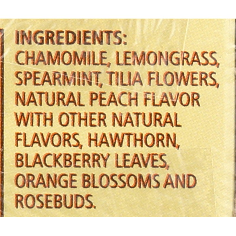 Celestial Seasonings Herbal Tea Caffeine Free Sleepytime Peach - 20
