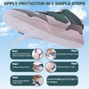 XQDALIN Sole Protectors 2 Pairs Sole Protector for Sneakers Clear