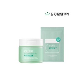 [Kim Jeong-moon Aloe] Cure Relax Toner Pads 60 sheets + Refill 30 sheets (total 90 sheets) / [김정문알로에] 큐어 릴렉스 토너패드60매+리필30매 (총90매)