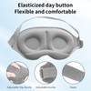 Sleep Eye Mask for Men Women, 3D Contoured Eye Mask