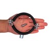 SKIR'CO Pipe Clamps with Rubber Coating for 75-80 mm Pipes,
