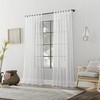 Archaeo Burlap Weave Linen Blend Tab Top Curtain, 50" x