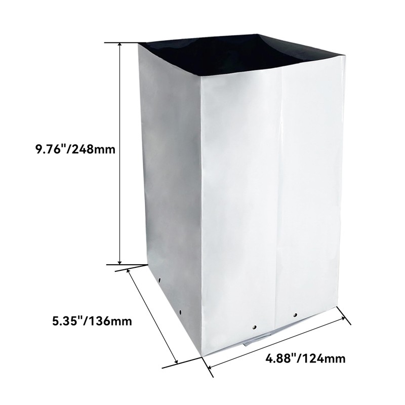 TEXALAN Poly Grow Bag Planters 1 Gallon Grow Bag, 50