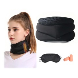 Gonggi Vitavix Neck Support for Snoring, Anti Snoring Neck Collar, Adjustable Ergonomic Cervical Support Brace Orthopedic Breathable Design for Men and Women