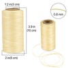 Waxed Thread, Wax String, Coated Cord Heavy Duty Polyester 284Yard