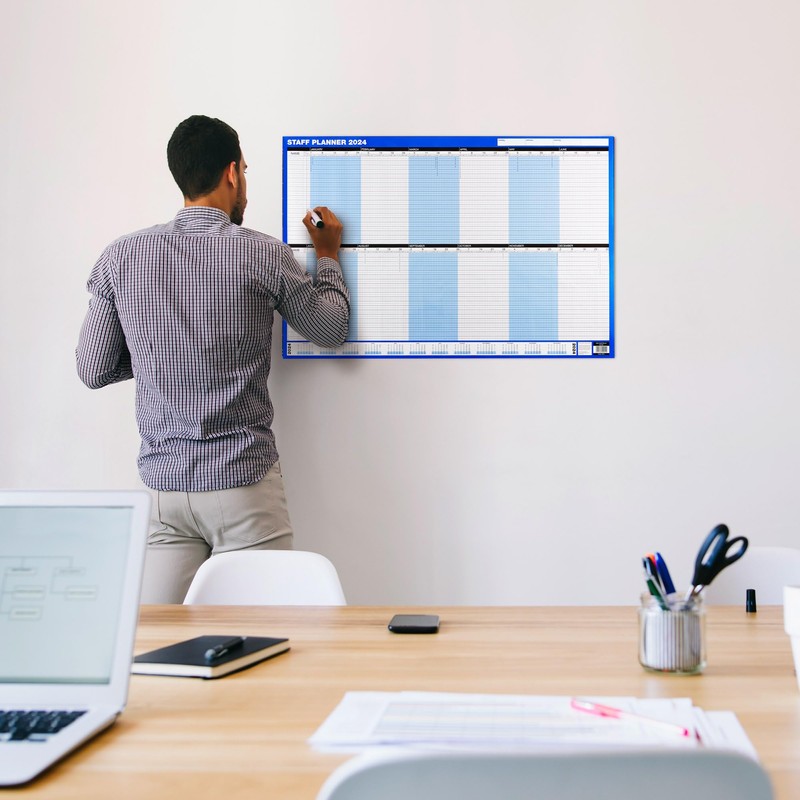 2025 Staff Year Planner Wall Calendar - Up to 40