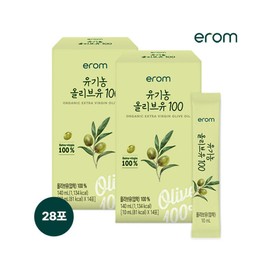 이롬 유기농 올리브유 100 2박스(10ml x 14포 x 2박스) Irom Organic Olive Oil 100 2 Boxes (10ml x 14 Packs x 2 Boxes)