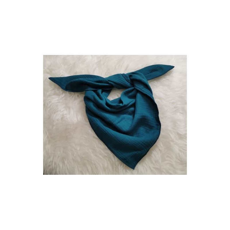 XXL Muslin Scarf for Men and Women (Petrol)