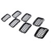 RAGBUSCLE Front Mesh Grille Inserts Ring Trim Kit Compatible with