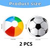 Set of 2 PVC Water Balls 40 cm Inflatable Beach