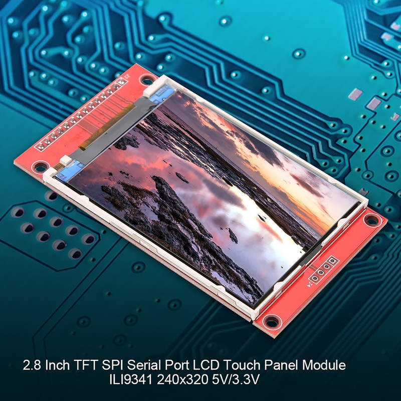 2.8 Inch TFT SPI Serial Port LCD Touch Panel Module