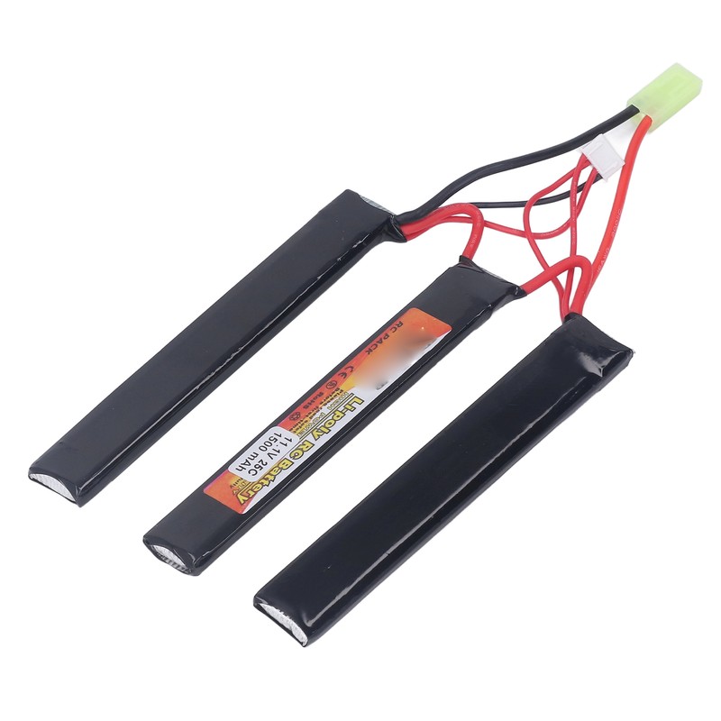 1500mAh Lipo Battery 25C Discharge Rate 11.1V 3S Lithium Cobalt