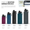 720°DGREE Stainless Steel Drinking Bottle "NoLimit" - 410 ml, 530
