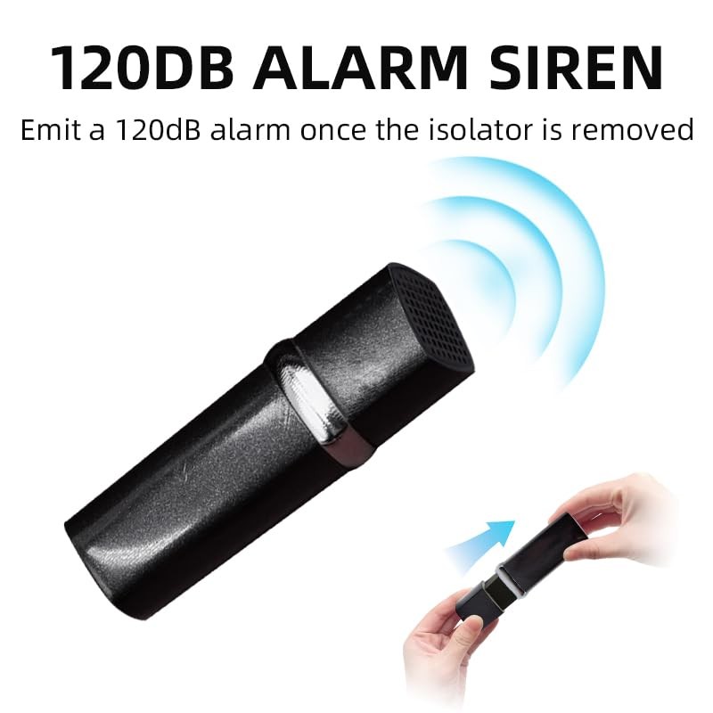 Minder Lipstick Personal Alarm - Covert Attack Rape Alarm -
