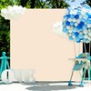 Wedding Arch Backdrop Stand and Cover Set Metal Arched Stand