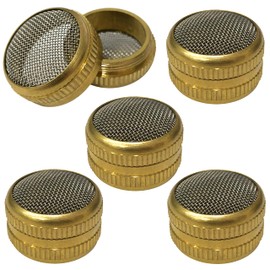 Brass Basket Set Spare Parts Holder Ultrasonic Cleaning Mesh Screw Watch Tool 5x25mm (65)