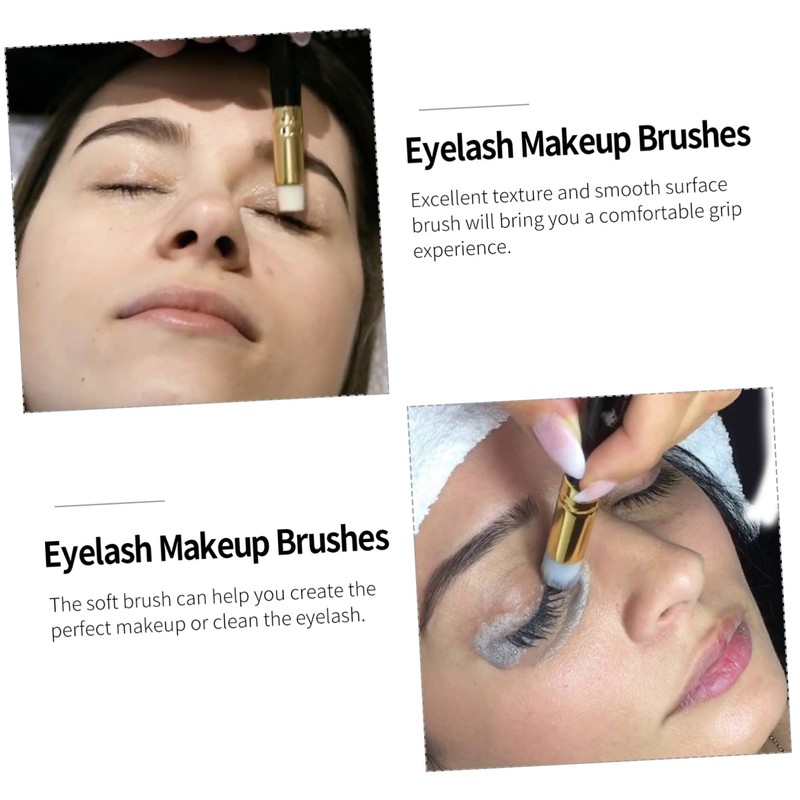 PACKOVE 2PCS Mascara Wands Eyelash Brush Premium Cosmetic Brushes for