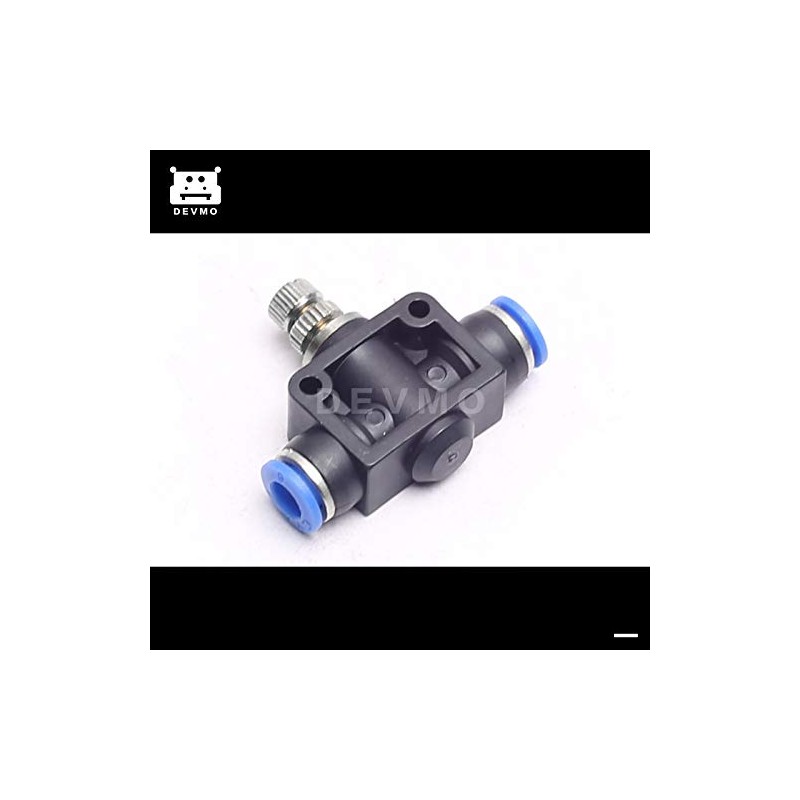 DEVMO Air Flow Speed Control Valve Tube Hose Pipe Connector