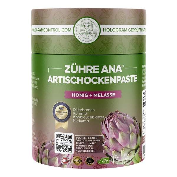 Zühre Ana Artichoke Paste - 100% Natural | Source of Antioxidants and Silymarin | Regulates Liver, Kidneys, Gall and Intestines | Cleans Toxins | Prevents Urinary Tract Infections | Potassium, Iron