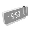 Projection Alarm Clock Time Date Temperature Display 180 Degree Wide