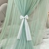 AIKASY Princess Bed Canopy for Girls – Double Layer Sheer