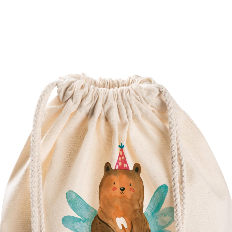 Mr. & Mrs. Panda Tooth Fairy Bear Sports Bag, White