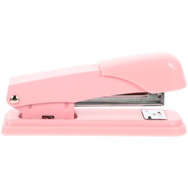 Operitacx Grapadoras de metal para oficina, grapadoras de papel para estudiantes, accesorios de oficina para mujeres, hombres, estudiantes, profesores, color rosa