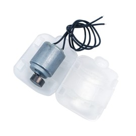 DollaTek 2pcs 260 Mini Micro Motor 12V 6000rpm with Plastic Housing Mini Vibration Micro Motor for DIY Massage Pad